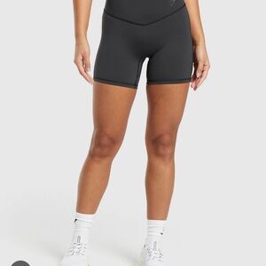 Gymshark Black High-Rise Bike Shorts